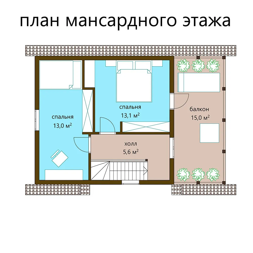 Дом 6,0 х 9,0 95,5 кв/м., фото 3